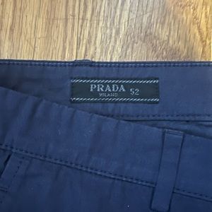 Prada Men’s Navy Blue Slacks